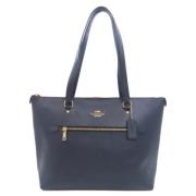 Pre-owned Leather shoulder-bags Coach Pre-owned , Blue , Dames