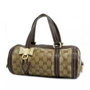 Pre-owned Canvas gucci-bags Gucci Vintage , Brown , Dames