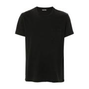 Antraciet Grijs Jersey Crew Neck T-shirt Tom Ford , Black , Heren