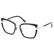 Stijlvolle Zwarte Zonnebril Tom Ford , Black , Dames