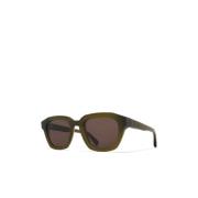 Stijlvolle zonnebril voor dagelijks gebruik Mykita , Brown , Unisex