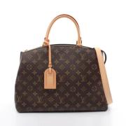 Pre-owned Canvas louis-vuitton-bags Louis Vuitton Vintage , Brown , Da...