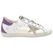 Suede Cocco Print Sneakers Golden Goose , White , Dames