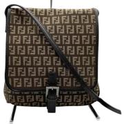 Pre-owned Canvas fendi-bags Fendi Vintage , Brown , Dames