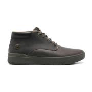 Grijze Sneakers Amandel Teen Rubberen Zool Timberland , Gray , Heren