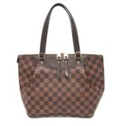 Pre-owned Canvas shoulder-bags Louis Vuitton Vintage , Brown , Dames