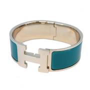 Pre-owned Metal bracelets Hermès Vintage , Blue , Dames