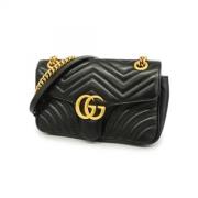 Pre-owned Leather gucci-bags Gucci Vintage , Black , Dames