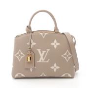 Pre-owned Leather louis-vuitton-bags Louis Vuitton Vintage , Beige , D...