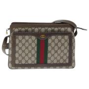 Pre-owned Leather gucci-bags Gucci Vintage , Beige , Dames