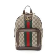 Pre-owned Leather gucci-bags Gucci Vintage , Beige , Dames