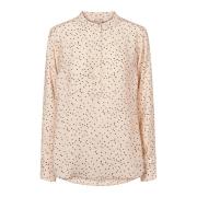 Polka Dot Shirt met lange mouwen RUE de Femme , Beige , Dames