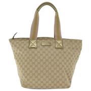 Pre-owned Canvas gucci-bags Gucci Vintage , Yellow , Dames