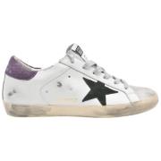 Superstar White Military Green Sneakers Golden Goose , White , Dames