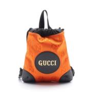 Pre-owned Leather gucci-bags Gucci Vintage , Orange , Dames