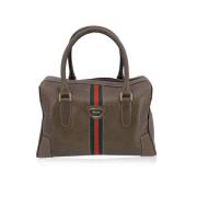 Pre-owned Leather gucci-bags Gucci Vintage , Brown , Dames