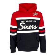 NBA Head Coach Hoodie Originele Teamkleuren Mitchell & Ness , Multicol...