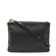 Pre-owned Leather celine-bags Celine Vintage , Black , Dames