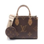 Pre-owned Leather louis-vuitton-bags Louis Vuitton Vintage , Beige , D...