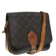 Pre-owned Canvas louis-vuitton-bags Louis Vuitton Vintage , Brown , Da...