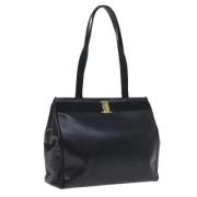 Pre-owned Leather handbags Salvatore Ferragamo Pre-owned , Black , Dam...