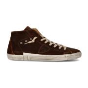 Vintage suède sneakers met teddy voering Philippe Model , Brown , Here...