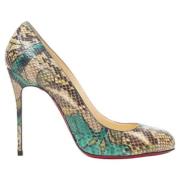 Pre-owned Leather heels Christian Louboutin Pre-owned , Multicolor , D...