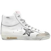 Witte Sterrug Sneakers Golden Goose , White , Dames