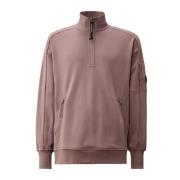 Polo Kraag Sweatshirt C.p. Company , Purple , Heren