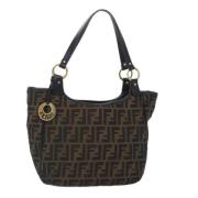 Pre-owned Canvas fendi-bags Fendi Vintage , Brown , Dames