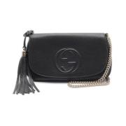 Pre-owned Leather gucci-bags Gucci Vintage , Black , Dames