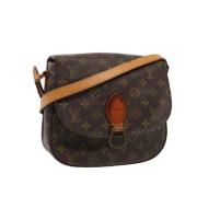 Pre-owned Canvas louis-vuitton-bags Louis Vuitton Vintage , Brown , Da...