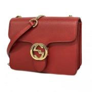 Pre-owned Leather gucci-bags Gucci Vintage , Red , Dames