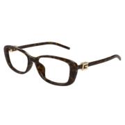 Stijlvol Zwart Leren Portemonnee Gucci , Brown , Dames