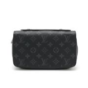 Pre-owned Canvas wallets Louis Vuitton Vintage , Black , Dames