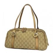 Pre-owned Canvas gucci-bags Gucci Vintage , Brown , Dames