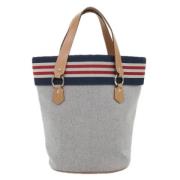 Pre-owned Canvas handbags Burberry Vintage , Gray , Dames