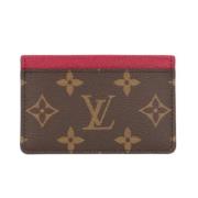 Pre-owned Fabric wallets Louis Vuitton Vintage , Brown , Dames