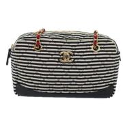 Pre-owned Cotton chanel-bags Chanel Vintage , Black , Dames