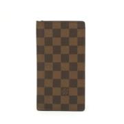 Pre-owned Plastic wallets Louis Vuitton Vintage , Brown , Dames