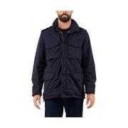 Stijlvolle Blouson Herenjas Aspesi , Blue , Heren