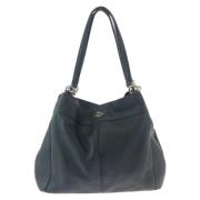 Pre-owned Leather shoulder-bags Coach Pre-owned , Black , Dames