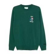 Groene Snoopy Trui MC2 Saint Barth , Green , Heren