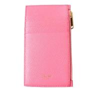 Pre-owned Leather wallets Celine Vintage , Pink , Dames