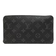 Pre-owned Fabric wallets Louis Vuitton Vintage , Black , Heren