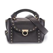 Pre-owned Leather handbags Salvatore Ferragamo Pre-owned , Black , Dam...