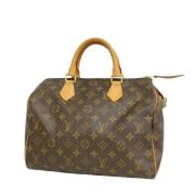 Pre-owned Canvas handbags Louis Vuitton Vintage , Brown , Dames