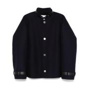 Navy jas met zilveren knopen Jil Sander , Black , Dames