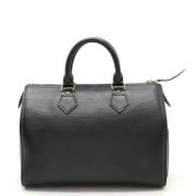 Pre-owned Leather louis-vuitton-bags Louis Vuitton Vintage , Black , D...