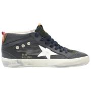 Midstar Dark Brown White Sneakers Golden Goose , Gray , Dames